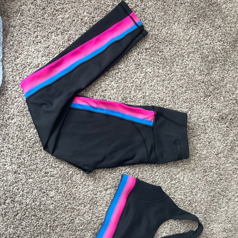 IVL Collective x High Fitness Rainbow Ombré Leggings